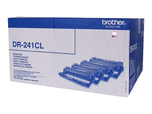 Brother DR241CL - Svart, gul, cyan, magenta - original - trommelsett - for Brother DCP-9015, 9020, 9022, HL-3140, 3150, 3152, 3170, 3172, MFC-9140, 9