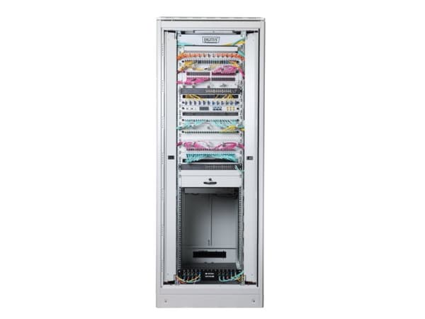 Digitus Unique DN-19 42U-8/8-1 - Rack skap - lysegrå, RAL 7035 - 42U - 19"