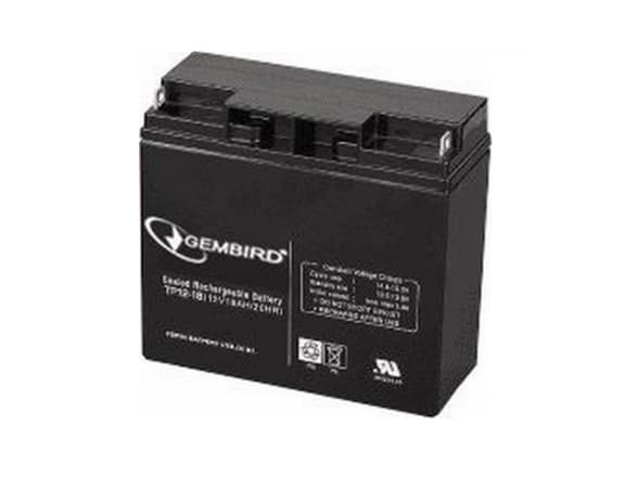 Gembird BAT-12V17AH/4 - UPS-batteri - 1 x batteri - 17 Ah