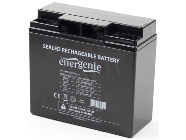 Gembird BAT-12V17AH/4 - UPS-batteri - 1 x batteri - 17 Ah