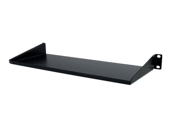 StarTech.com 1U Server Rack Cabinet Shelf, 7in Deep Fixed Cantilever Tray, Rackmount Shelf for 19" AV/Data/Network Equipment Enclosure with Cage Nuts