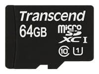 Transcend TS64GUSDU1 - Flashminnekort - 64 GB - UHS Class 1 / Class10 - SDXC UHS-I