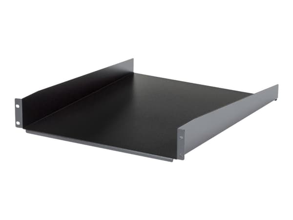StarTech.com CABSHELF22, Kehikon hylly, Musta, Terästä, 22,6 kg, 2U, 465 mm