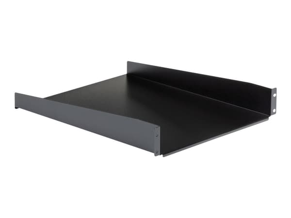 StarTech.com CABSHELF22, Kehikon hylly, Musta, Terästä, 22,6 kg, 2U, 465 mm