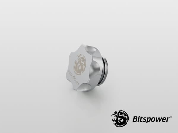 BitsPower Premium pistoke G1/4 tuumaa - kiiltävä hopea