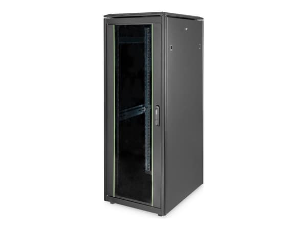 Digitus Unique DN-19 32U-6/8-B-1 - Rack skåp - svart, RAL 9005 - 32U - 19"