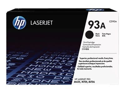 HP 93A - Svart - original - LaserJet - tonerkassett (CZ192A) - för LaserJet Pro M706n, MFP M435nw