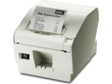 Star Micronics TSP743 II, Lämpösiirto, 250 mm/s, Valkoinen