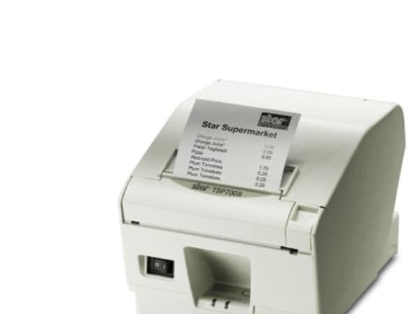 Star Micronics TSP743 II, Lämpösiirto, 250 mm/s, Valkoinen Valkoinen