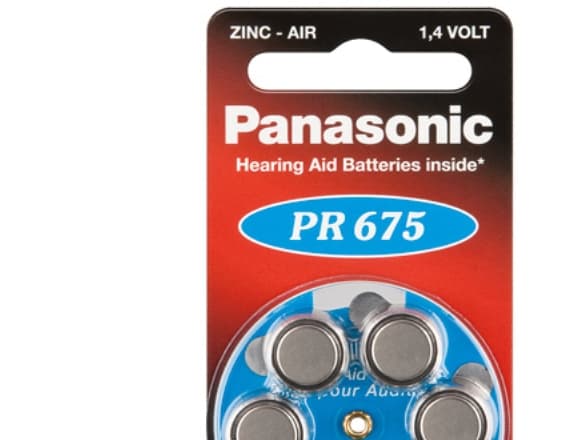 Panasonic PR 675 H?rger?tezellen Zinc Air 6er Rad (PR-675/6LB)