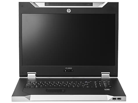 HPE LCD8500 - KVM-konsol - USB - 18.51" - kan monteras i rack - 1600 x 1200 @ 60 Hz - 187 cd/m² - 700:1 - 16 ms - silver - 1U - för ProLiant DL20 Gen