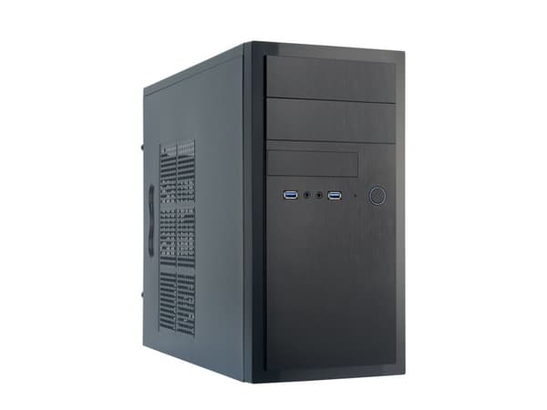 Chieftec Mediumtower LCX-01B-B-SL 400W Silver/Black, Midi Tower, PC, Sort, Sølv, ATX, 400 W, 540 mm Sort