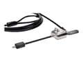 Miniatyrbilde 1 av 5: Kensington MiniSaver Mobile Lock - Sperrekabel for Notebook - svart - 1.8 m