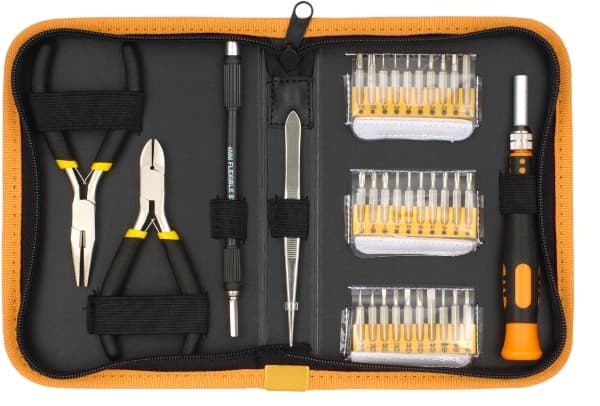 Sprotek STD-5835, precisionsbitssats med bitsmejsel, 30 bits, gul/sv