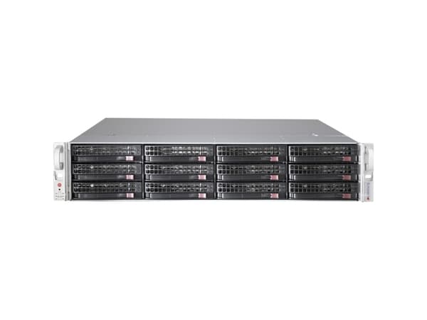 Supermicro SC826 BE1C-R920LPB - Rackmonterbar 2U - forbedret og utvidet ATX - SATA/SAS - hot-swap 920 watt - svart