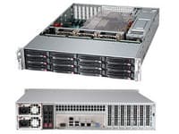 Supermicro SC826 BE1C-R920LPB - Rackmonterbar 2U - forbedret og utvidet ATX - SATA/SAS - hot-swap 920 watt - svart