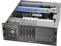 Supermicro SC842 XTQ-R606B - Rackmonterbar 4U - utvidet ATX (E-ATX) - SATA/SAS - hot-swap 600 watt - svart - USB/seriell