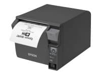 Epson TM T70II - Kvittoskrivare - termisk linje - Rulle (8 cm) - 180 x 180 dpi - upp till 250 mm/sek - USB 2.0, seriell, Bluetooth Svart