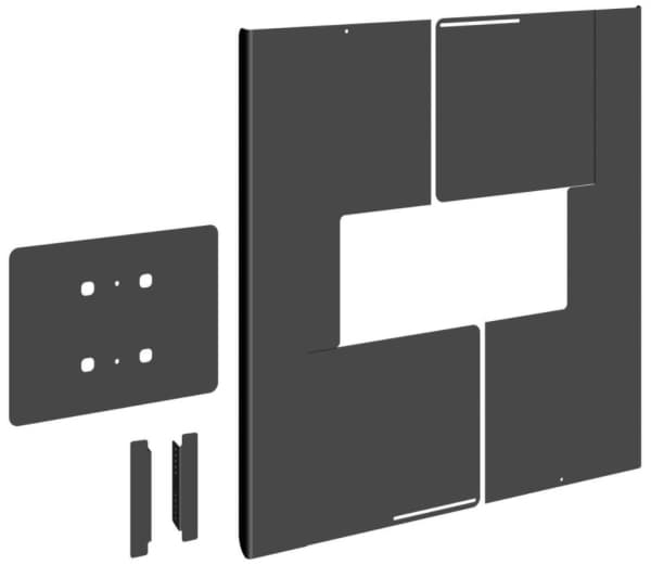 Vogel's PFA 9121 - Monteringskomponent (bakdeksel) - for flatpanel - stål - svart - skjermstørrelse: 50"-55" - bak flatpanel