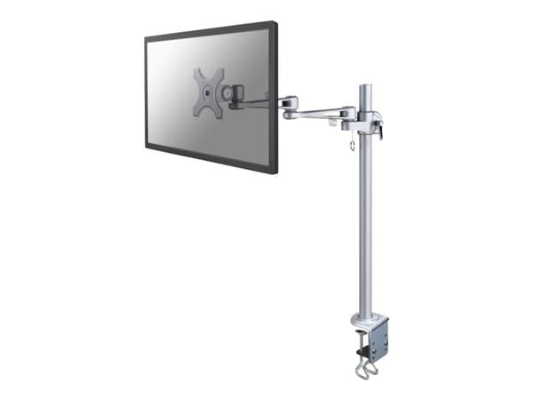Neomounts FPMA-D935POLE70 - Monteringssats - fullständig rörelse - för LCD-display - silver - skärmstorlek: 10"-30" - klämma, monterbar, disk-monteri