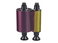 Evolis Color Ribbon - Farge (cyan, magenta, gul, svart) - skriverbånd (farge) - for Evolis Dualys, Dualys Basic, Dualys Mag ISO, Primacy 2