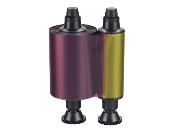 Evolis Color Ribbon - Farge (cyan, magenta, gul, svart) - skriverbånd (farge) - for Evolis Dualys, Dualys Basic, Dualys Mag ISO, Primacy 2