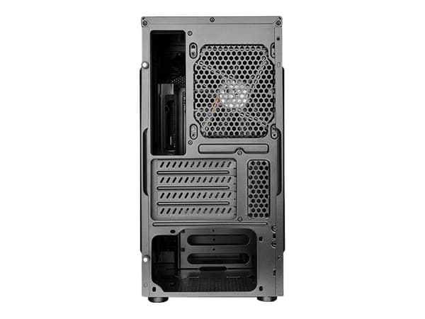 Thermaltake Versa H15 - Tower - micro ATX - ingen strømforsyning (PS/2) - svart - USB/lyd