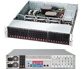 Supermicro SC216 BE1C-R920LPB - Rackmonterbar 2U - forbedret og utvidet ATX - SATA/SAS - hot-swap 920 watt - svart