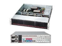 Supermicro SC216 BE1C-R920LPB - Rackmonterbar 2U - forbedret og utvidet ATX - SATA/SAS - hot-swap 920 watt - svart