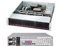 Supermicro SC216 BE1C-R920LPB - Rackmonterbar 2U - forbedret og utvidet ATX - SATA/SAS - hot-swap 920 watt - svart