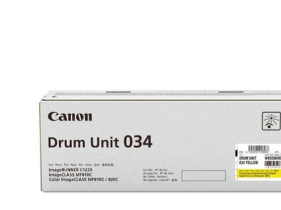 Canon 034 - Cyan - original - trommelsett - for ImageCLASS MF810Cdn, MF820Cdn; imageRUNNER C1225, C1225iF