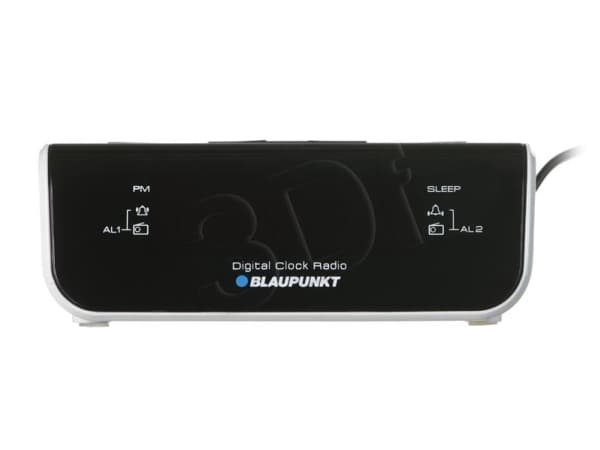 Blaupunkt CR5WH, Kello, FM, PLL, Musta, Valkoinen, AA, 1,5 V, 50 Hz
