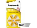 Miniatyrbild 4 av 4: Panasonic - Batteri 6 x PR10 - Zink-luft - silver