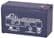 FSP/Fortron 12V/4,5Ah batterier for UPS Fortron/FSP (MPF0003700GP)
