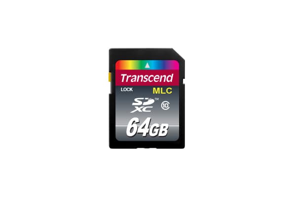 Transcend - Flash-minneskort - 64 GB - Class 10 - SDXC
