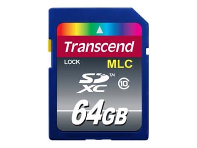 Transcend - Flash-minneskort - 64 GB - Class 10 - SDXC