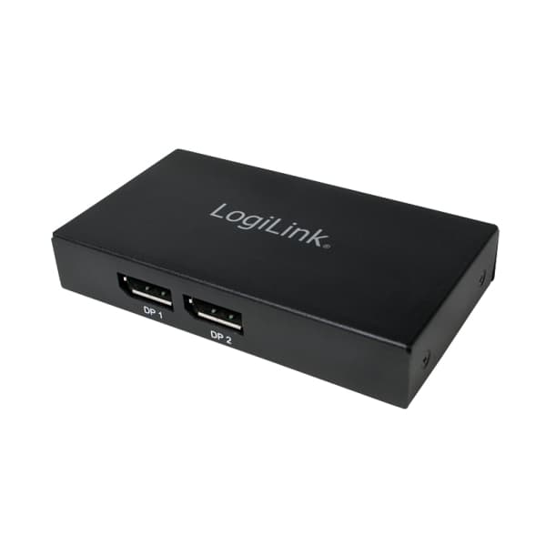 LogiLink CV0090, DisplayPort, 2x DisplayPort, 4096 x 2048 piksler, Sort, 5 V