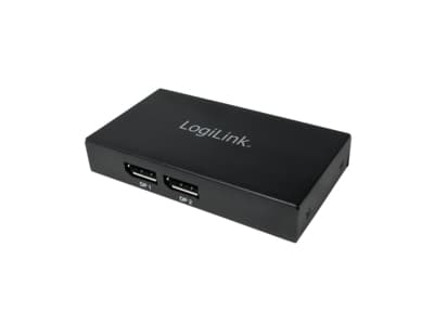 LogiLink CV0090, DisplayPort, 2x DisplayPort, 4096 x 2048 piksler, Sort, 5 V