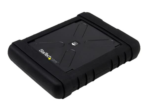 StarTech.com Tåligt hårddiskkabinett - USB 3.0 till 2,5" SATA 6 Gbps HDD eller SSD - UASP - Förvaringslåda - 2.5" - SATA 6Gb/s - SATA 6Gb/s, USB 3.0 Svart