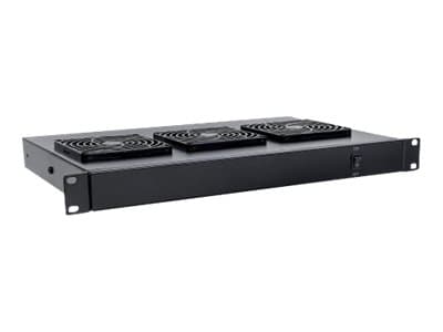 Intellinet 3-Fan Ventilation Unit for 19" Racks, 1U, Black - Fläktbricka för stativ - med 3 kylfläktar - AC 220/240 V - svart, RAL 9005 - 1U - 19"