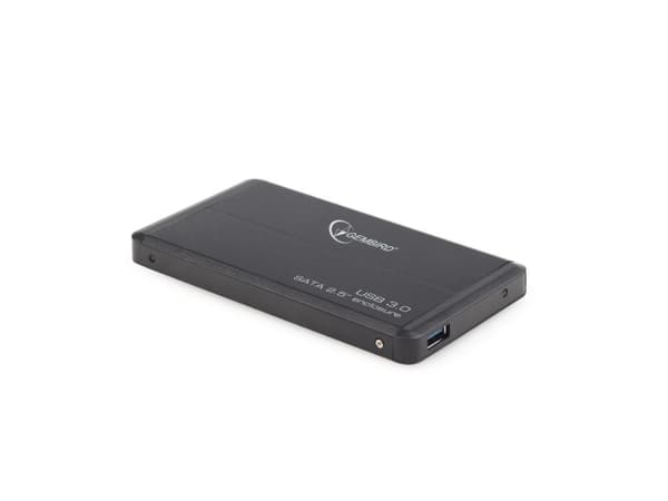 Gembird EE2-U3S-2 - Lagringspakke - 2,5" - SATA 3Gb/s - USB 3.0 - svart Sølv