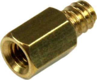 StarTech.com Metal Jackscrew Standoffs #6-32 - Jackscrew standoff - 0.2 in (pack of 50) - SCREWNUTM - Skrueavstandsstykke - 0.4 cm (en pakke 50) - fo