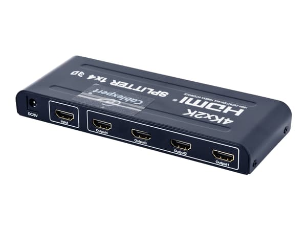 Cablexpert DSP-4PH4-002 - Video/lyd-splitter - 4 x HDMI - stasjonær