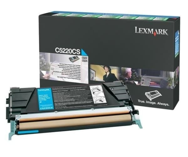 Lexmark C5220CS, 3000 sivua, Syaani, 1 kpl