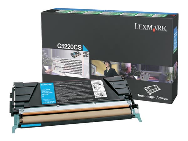 Lexmark C5220CS, 3000 sivua, Syaani, 1 kpl