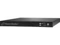 Miniatyrbilde 3 av 5: PowerWalker VFI 1000R/1U - UPS (kan monteres i rack) - 800 watt - 1000 VA - 7 Ah - RS-232, USB - utgangskontakter: 3 - 1U - 19" - svart
