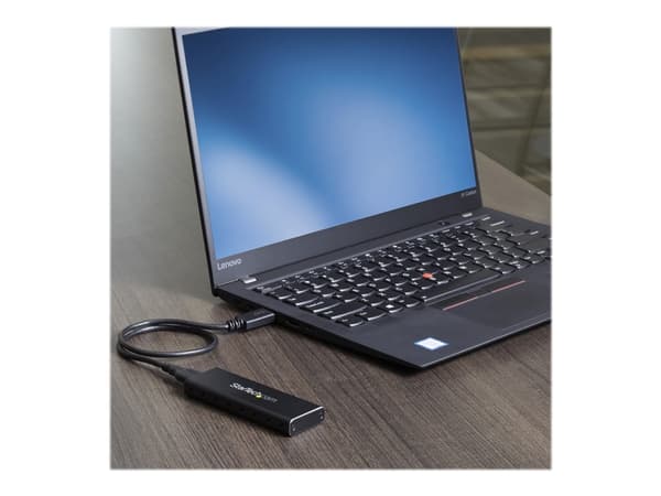 StarTech.com SM2NGFFMBU33, SSD-kotelo, M.2, M.2, 6 Gbit/s, USB-liitettävyys, Musta