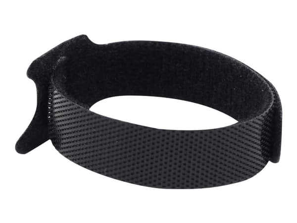 Cablexpert - Berøringsholdestrimmel - 21 cm - svart (en pakke 100)
