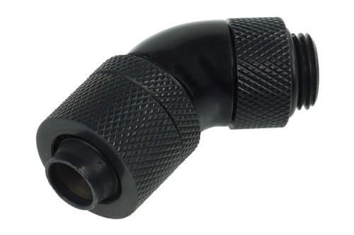 Alphacool - Armatur for væskekjølesystem - mørkesvart
