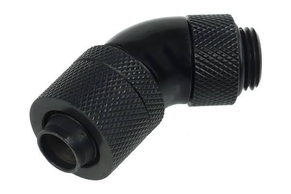 Alphacool - Armatur for væskekjølesystem - mørkesvart